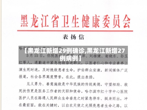 【黑龙江新增29例确诊,黑龙江新增27例病例】-第2张图片