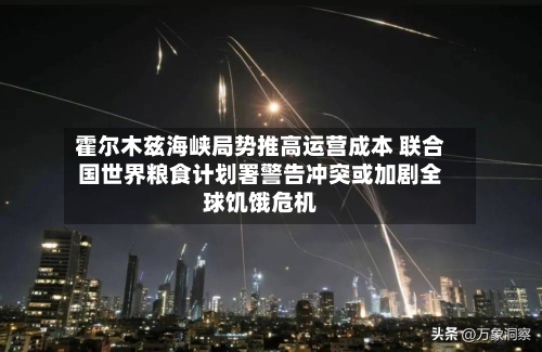霍尔木兹海峡局势推高运营成本 联合国世界粮食计划署警告冲突或加剧全球饥饿危机-第2张图片