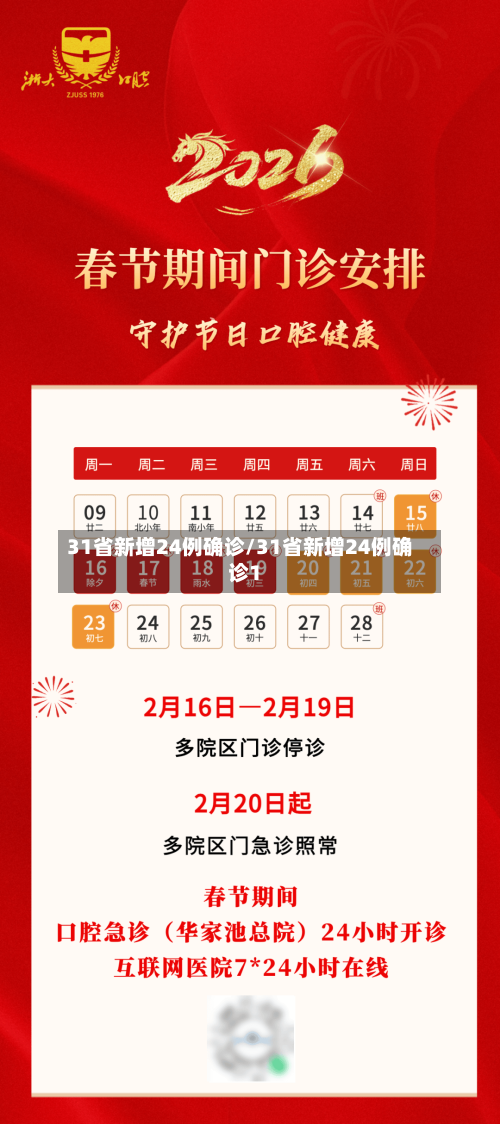 31省新增24例确诊/31省新增24例确诊1