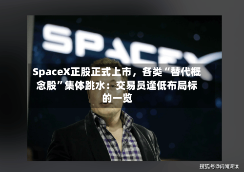 SpaceX正股正式上市，各类“替代概念股”集体跳水：交易员逢低布局标的一览-第3张图片