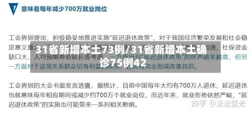31省新增本土73例/31省新增本土确诊75例42-第3张图片