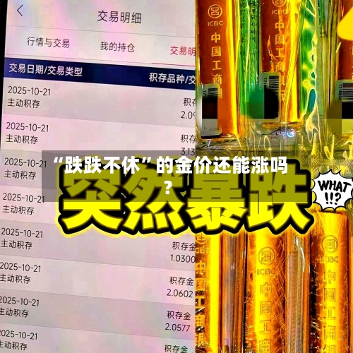 “跌跌不休”的金价还能涨吗？