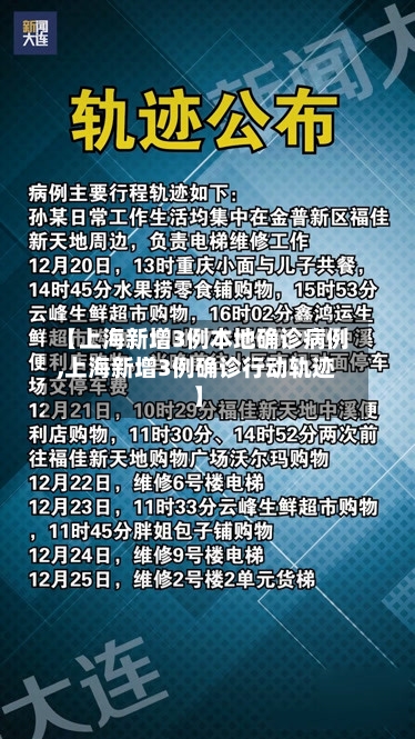 【上海新增3例本地确诊病例,上海新增3例确诊行动轨迹】-第3张图片