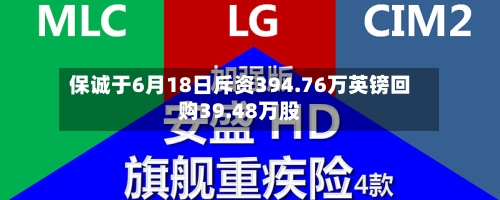 保诚于6月18日斥资394.76万英镑回购39.48万股-第1张图片