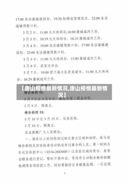 【唐山疫情最新情况,唐山疫情最新情况】-第2张图片