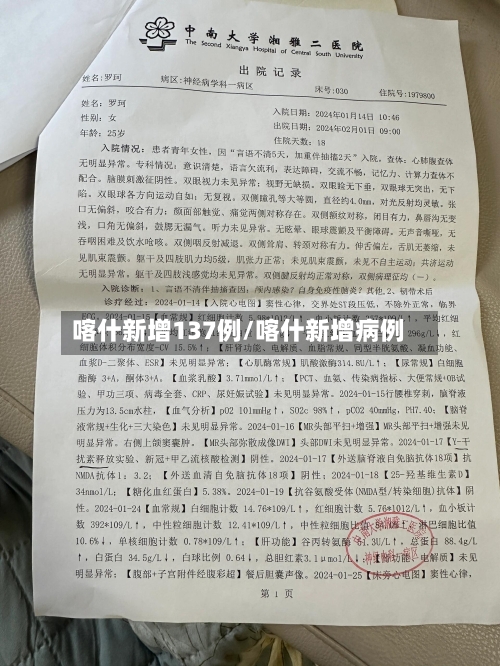 喀什新增137例/喀什新增病例